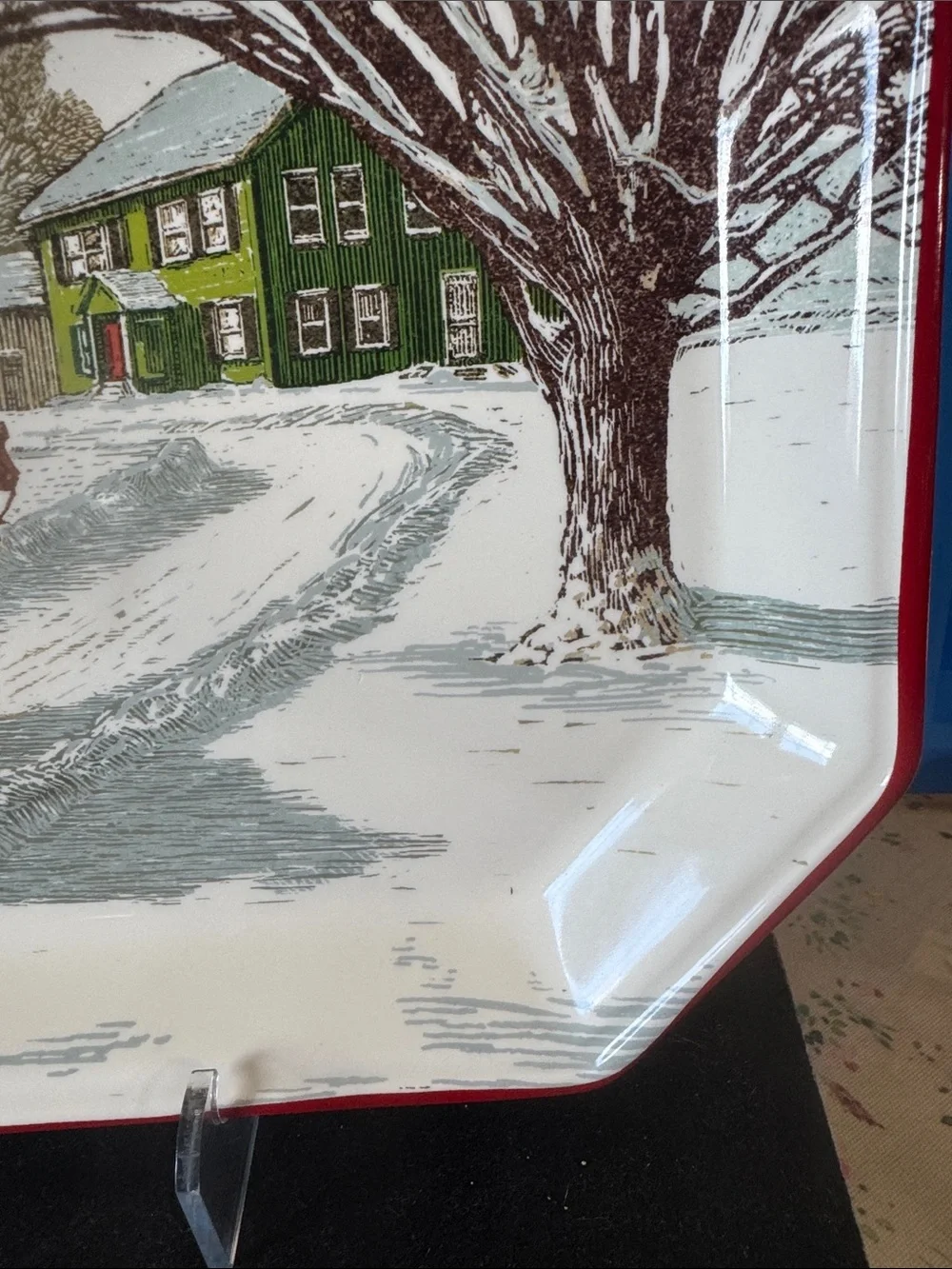 Hallmark Christmas in Evergreen Holiday Serving Platter